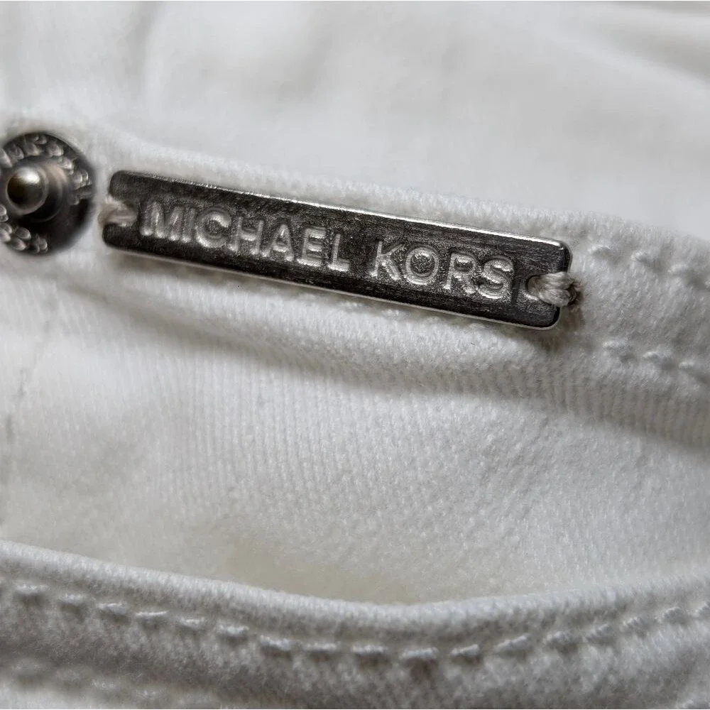 Michael Kors Straight Leg Jeans 8 Coastal Quiet Luxury Resortwear Minimalist